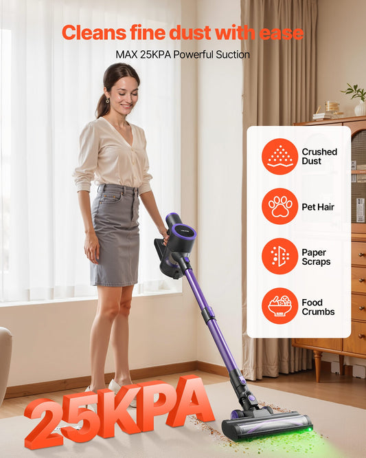 Rechargeable Anti-Tangle Stick Vacuum